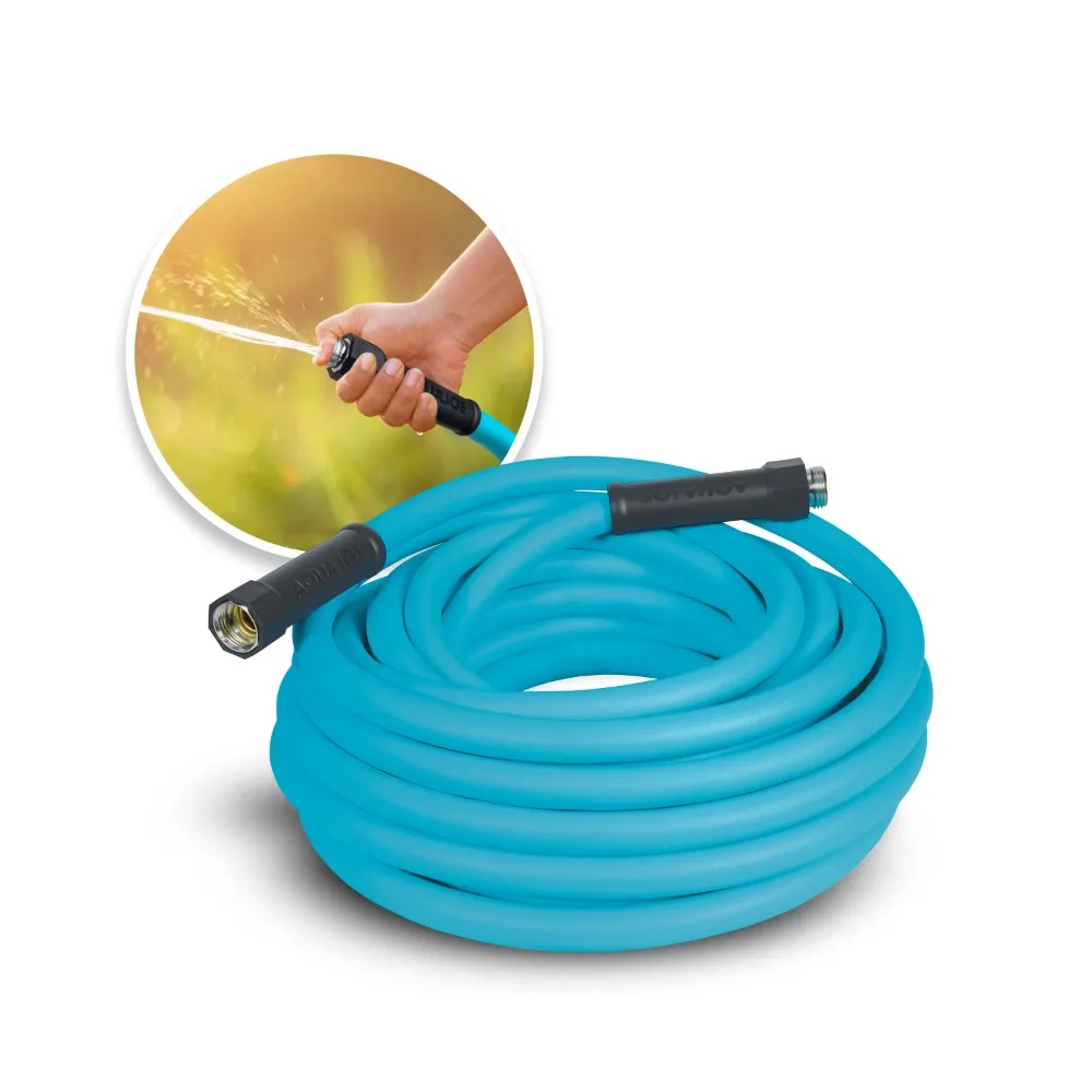 Hybrid Polymer 50-foot Professional-Grade Garden Hose, 5/8 in, Kink-Free & Abrasion-Resistant, 500-PSI Burst Rated
Hybrid Polymer 50-foot Professional-Grade Garden Hose, 5/8 in, Kink-Free & Abrasion-Resistant, 500-PSI Burst Rated