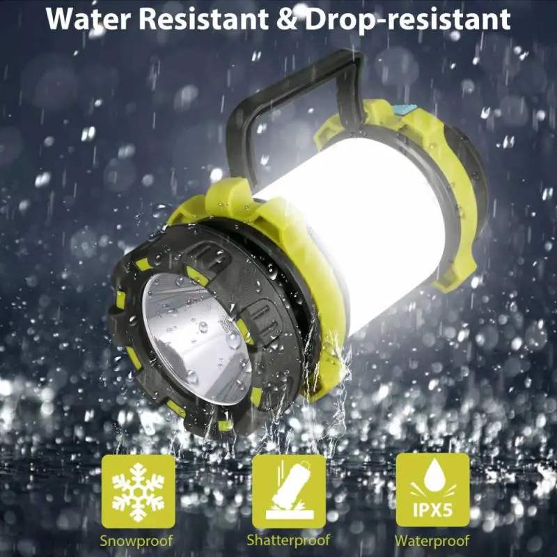 Camping Tent Lamp USB Rechargeable Waterproof Portable Flashlight 6 Modes Red White Light Outdoor Camping Tent Accessories
Camping Tent Lamp USB Rechargeable Waterproof Portable Flashlight 6 Modes Red White Light Outdoor Camping Tent Accessories