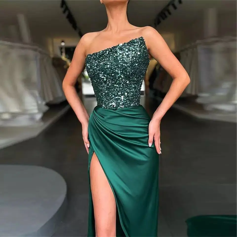 Sexy Sleeveless Sequins Party Club Dresses 2022 Summer New Temperament Elegant Women High Waist Split Long Dress
Sexy Sleeveless Sequins Party Club Dresses 2022 Summer New Temperament Elegant Women High Waist Split Long Dress