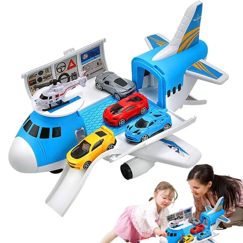 Toy Airplane Transport Plane Toys For Toddlers Simulation Cargo Airplane Car Play Set With Track Sliding Scene Gift For Kids
Toy Airplane Transport Plane Toys For Toddlers Simulation Cargo Airplane Car Play Set With Track Sliding Scene Gift For Kids