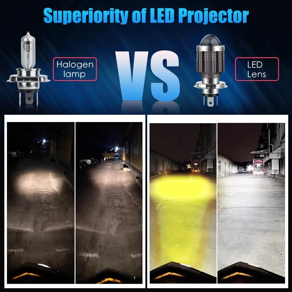 1x H4 LED BA20D 12V LED Motorcycle Headlight Bulbs 12W CSP Lens White Yellow Lamp IP68 10000Lm Motorcycle Bulb Equippments
1x H4 LED BA20D 12V LED Motorcycle Headlight Bulbs 12W CSP Lens White Yellow Lamp IP68 10000Lm Motorcycle Bulb Equippments