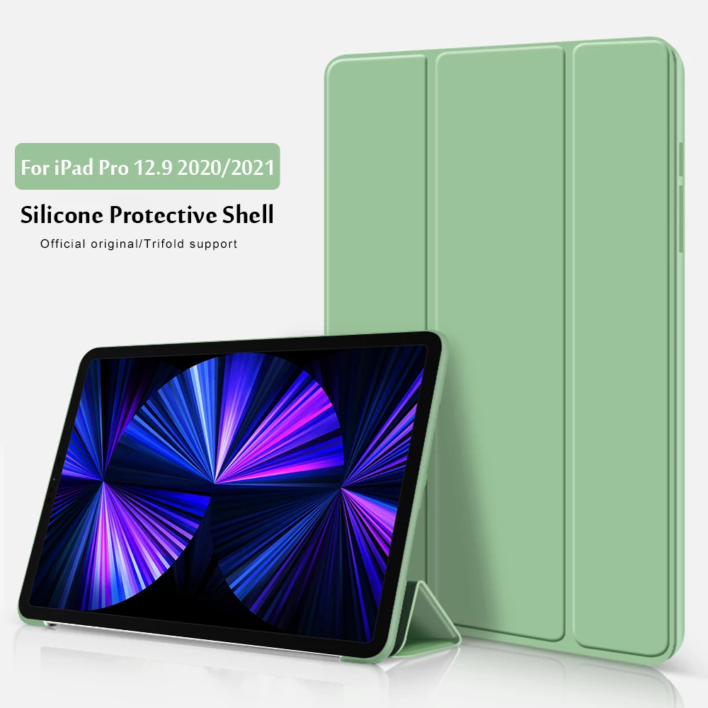 case For ipad Pro 12.9 2021 5th Generation 4th Gen 2020 12.9''Tablet Protective Shell Slim Silicon Magnetic Stand Cover Funda
case For ipad Pro 12.9 2021 5th Generation 4th Gen 2020 12.9''Tablet Protective Shell Slim Silicon Magnetic Stand Cover Funda