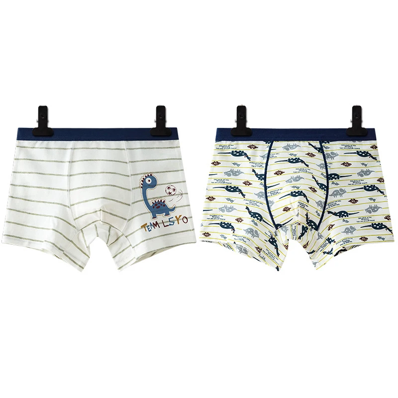 2023 Flat Angle Children's Underwear for Kids Cartoon Print Shorts Soft Cotton Underpants Boys Teenage Striped Panties 2PCS/Lot
2023 Flat Angle Children's Underwear for Kids Cartoon Print Shorts Soft Cotton Underpants Boys Teenage Striped Panties 2PCS/Lot
