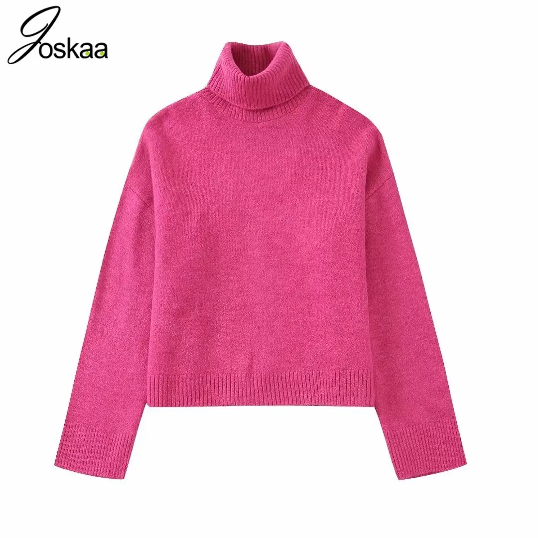 Joskaa Solid Loose Knit Sweater Women Fashion Turtleneck Long Sleeve Pullovers Autumn 2022 Casual Chic Tops Vintage Streetwear
Joskaa Solid Loose Knit Sweater Women Fashion Turtleneck Long Sleeve Pullovers Autumn 2022 Casual Chic Tops Vintage Streetwear