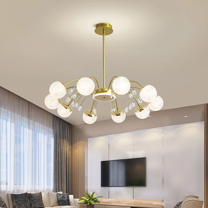 Nordic chandelier living room light simple modern atmosphere bedroom light luxury style restaurant creative new chandelier
Nordic chandelier living room light simple modern atmosphere bedroom light luxury style restaurant creative new chandelier