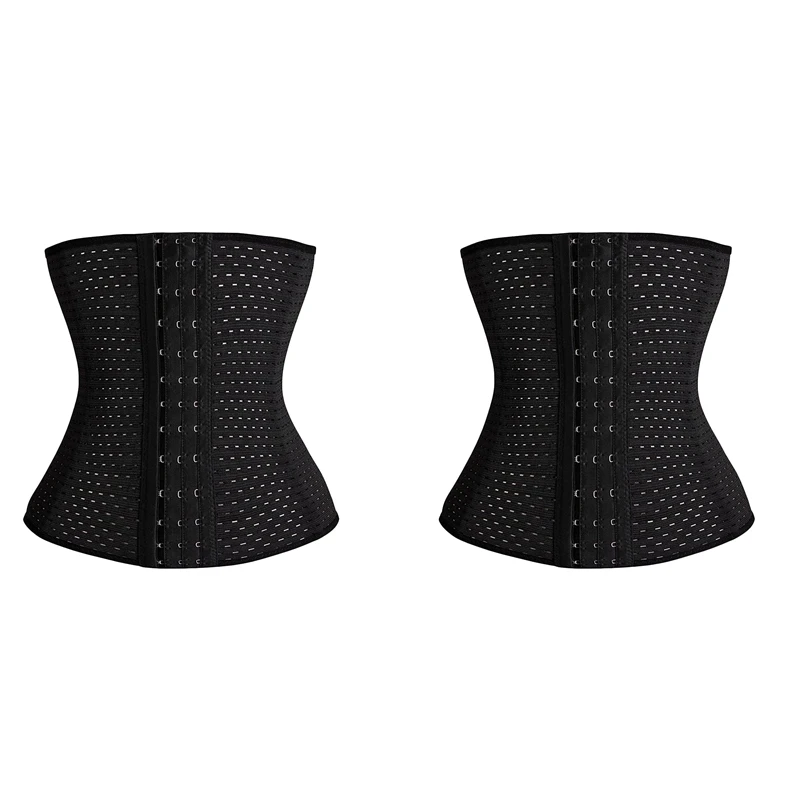 2 Pcs Women'S Waist Trainer Corset for Weight Loss Sport Workout Body Shaper Tummy Fats Burner, S & M
2 Pcs Women'S Waist Trainer Corset for Weight Loss Sport Workout Body Shaper Tummy Fats Burner, S & M