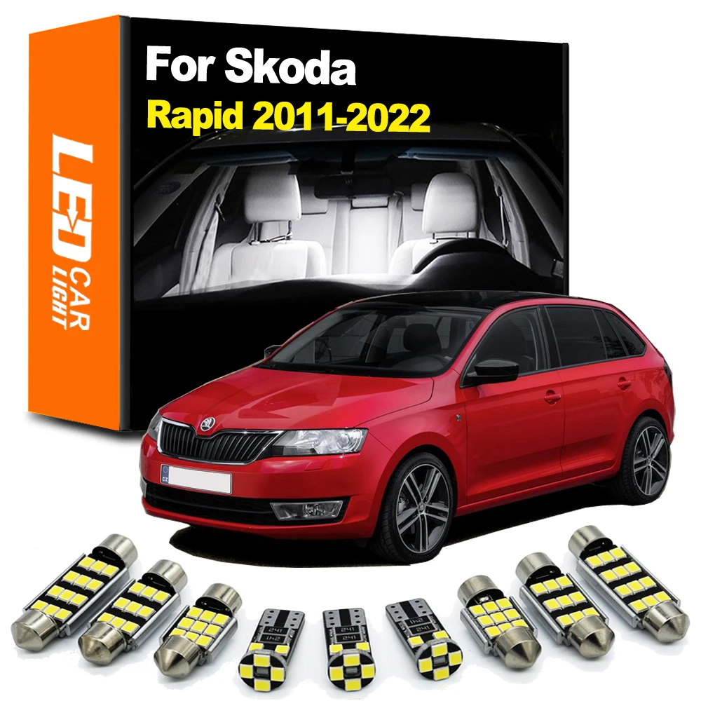 Zoomsee 10Pcs Interior LED For Skoda Rapid NH1 NH3 NA2 2011-2015 2016 2017 2018 2019 Canbus Car Bulb Dome Map Reading Light Kit
Zoomsee 10Pcs Interior LED For Skoda Rapid NH1 NH3 NA2 2011-2015 2016 2017 2018 2019 Canbus Car Bulb Dome Map Reading Light Kit