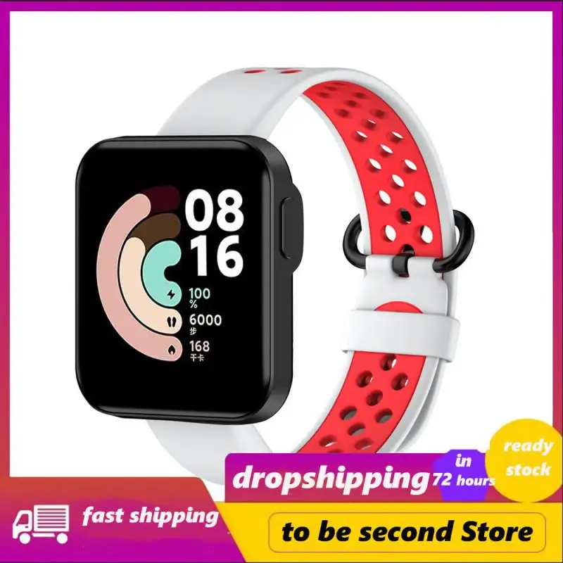 Exquisite Silicone Soft Skin Round Hole Watch Replacement Watch Strap For Xiaomi Mi Watch Anti-losing Wristband Two-color Strap
Exquisite Silicone Soft Skin Round Hole Watch Replacement Watch Strap For Xiaomi Mi Watch Anti-losing Wristband Two-color Strap