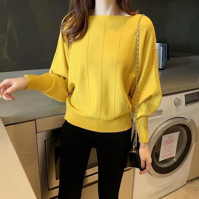 New Korean Fashion Knited Shirts Womens Casual Solid O Neck Batwing Sleeve Pullover Tops for Female Spring Autumn Sweater
New Korean Fashion Knited Shirts Womens Casual Solid O Neck Batwing Sleeve Pullover Tops for Female Spring Autumn Sweater