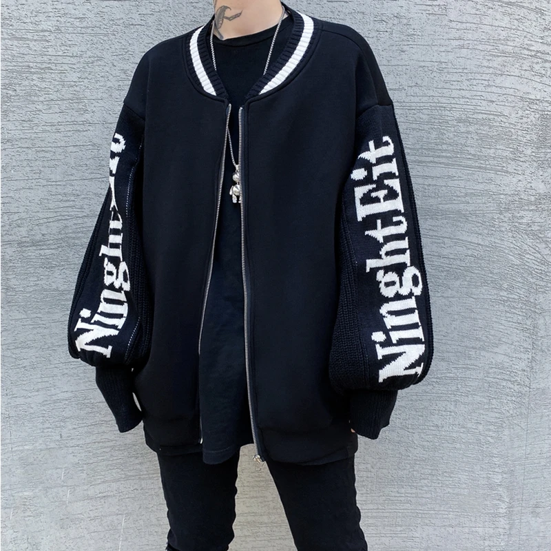 Autumn Winter Unisex Bat Sweater Sleeves Patchwork Air Cotton Jacket Men Women T-shirt Cardigan Fashion Coats Sweatshirts
Autumn Winter Unisex Bat Sweater Sleeves Patchwork Air Cotton Jacket Men Women T-shirt Cardigan Fashion Coats Sweatshirts