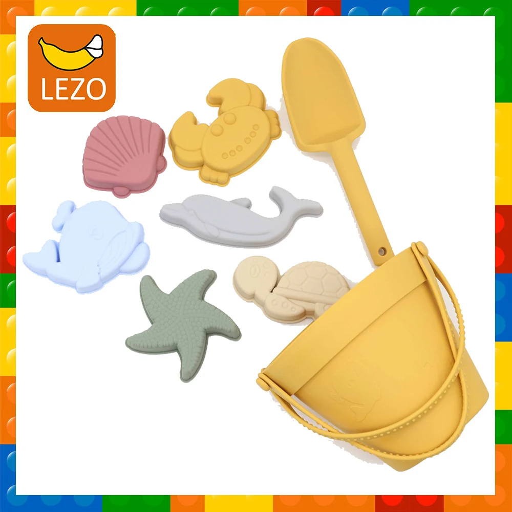8Pcs/set Summer Beach Toys for Kids Safe Soft Silicone Sandbox Beach Game Toy for Send Children Play Sand Water Play Tools Swim
8Pcs/set Summer Beach Toys for Kids Safe Soft Silicone Sandbox Beach Game Toy for Send Children Play Sand Water Play Tools Swim