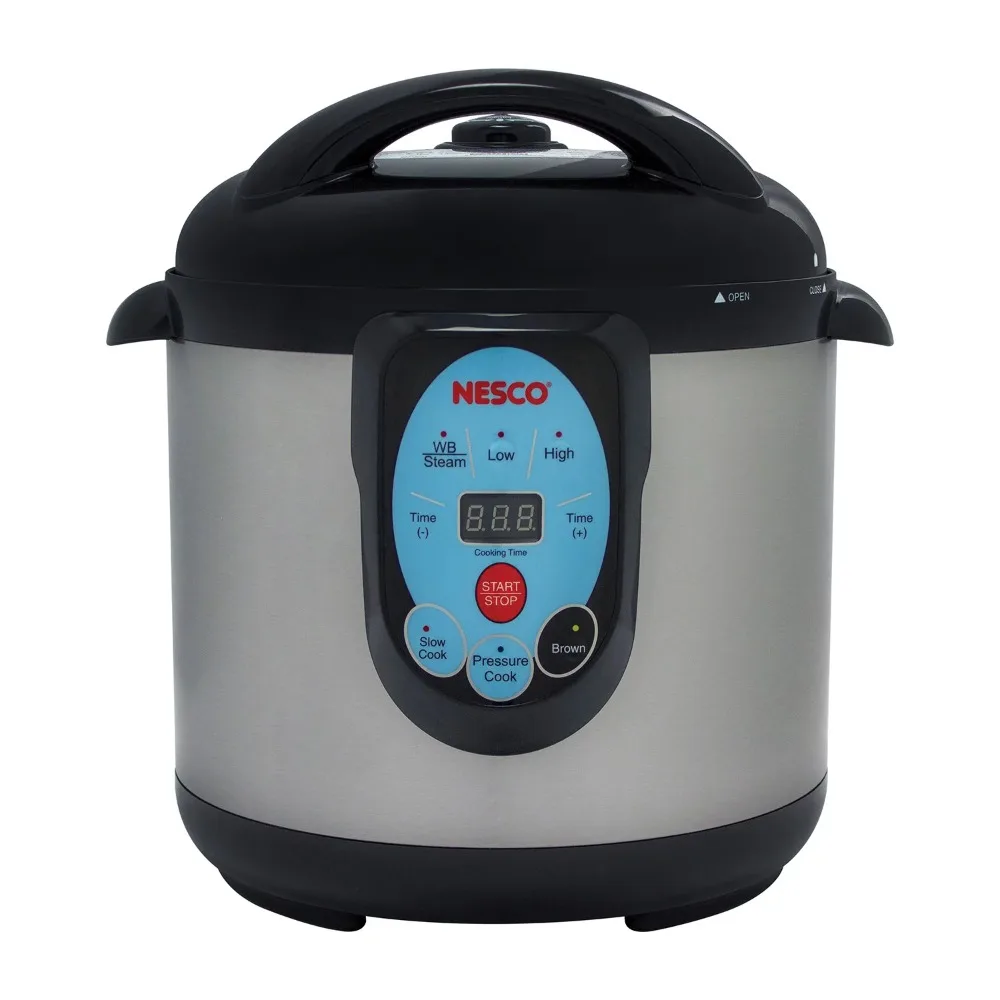 NPC-9 9.5 Qt. Electric Smart Pressure Cooker and Canner Pot Cooking Appliances Kitchen Home
NPC-9 9.5 Qt. Electric Smart Pressure Cooker and Canner Pot Cooking Appliances Kitchen Home