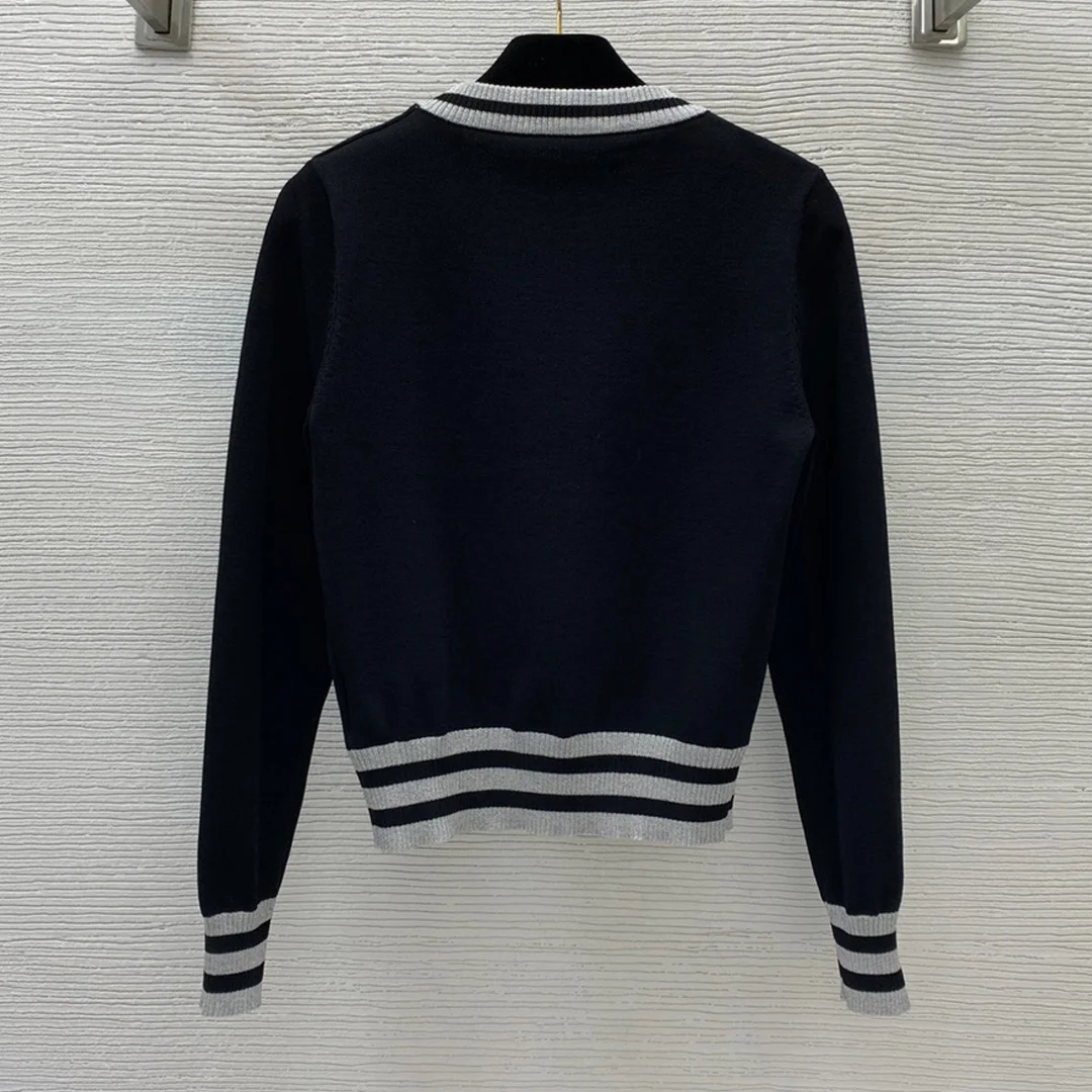 Woven High Quality Brand Letter Jacquard Round Neck Pullover Women Fashion Long Sleeve Luxury Knitwear Famous Striped Sweaters
Woven High Quality Brand Letter Jacquard Round Neck Pullover Women Fashion Long Sleeve Luxury Knitwear Famous Striped Sweaters