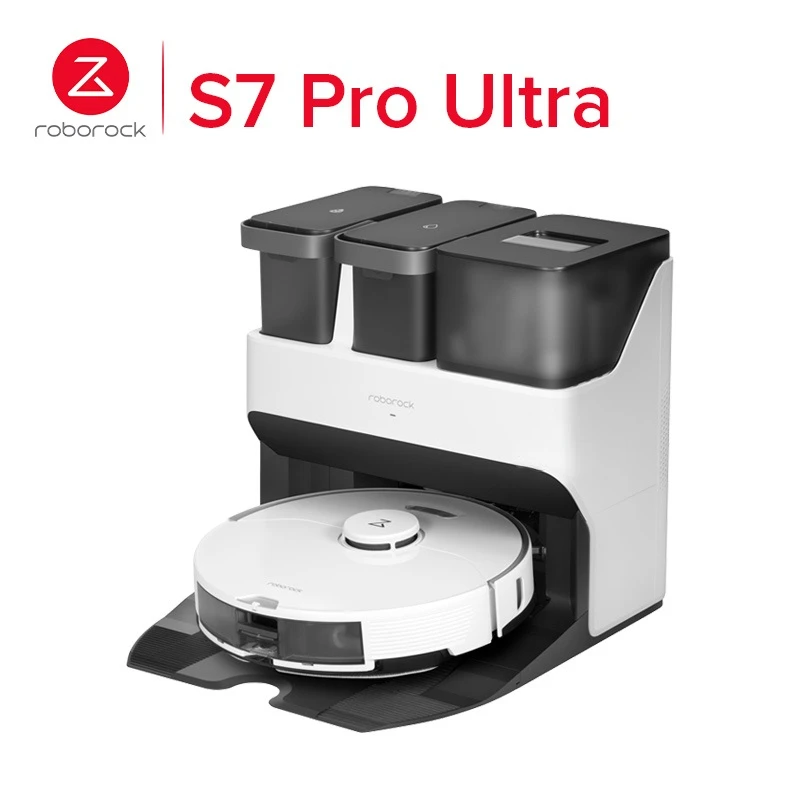 5100Pa New Roborock S7 Pro Ultra Robot Vacuum Cleaner with Automated Empty Wash Fill Dock, Auto-Lifting Sonic Vibration Mopping
5100Pa New Roborock S7 Pro Ultra Robot Vacuum Cleaner with Automated Empty Wash Fill Dock, Auto-Lifting Sonic Vibration Mopping