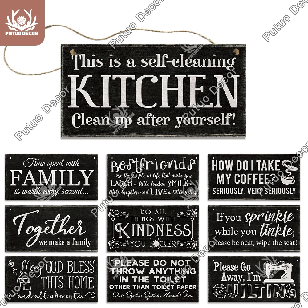 Декоративные деревянные подвесные знаки Putuo для дома, кафе, кухни, ванной комнаты, Настенный декор
Декоративные деревянные подвесные знаки Putuo для дома, кафе, кухни, ванной комнаты, Настенный декор