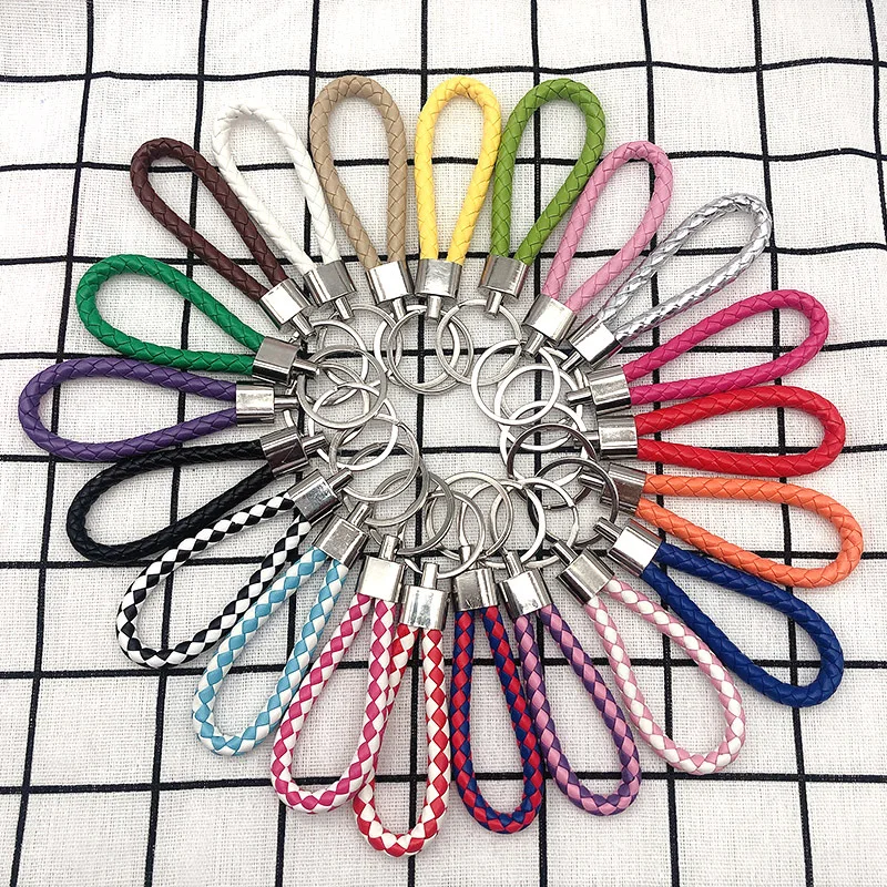 1 PCS PU Leather Braided Woven Rope Keychain DIY Bag Pendant Key Chain Holder Key Car Trinket Keyring For Men Women Gift Jewelry
1 PCS PU Leather Braided Woven Rope Keychain DIY Bag Pendant Key Chain Holder Key Car Trinket Keyring For Men Women Gift Jewelry