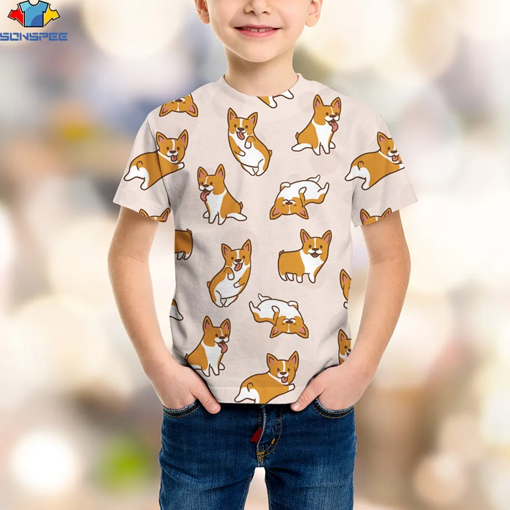 Футболка для мальчиков и девочек, с 3D-принтом
Футболка для мальчиков и девочек, с 3D-принтом