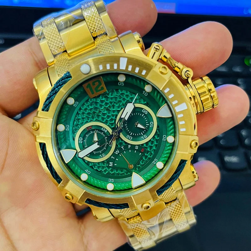 Men's Sport Quartz Original AAA Watch Reserve Bolt Zeus INVICTO Wire Large Dial Full Functional Stainless Steel
Men's Sport Quartz Original AAA Watch Reserve Bolt Zeus INVICTO Wire Large Dial Full Functional Stainless Steel