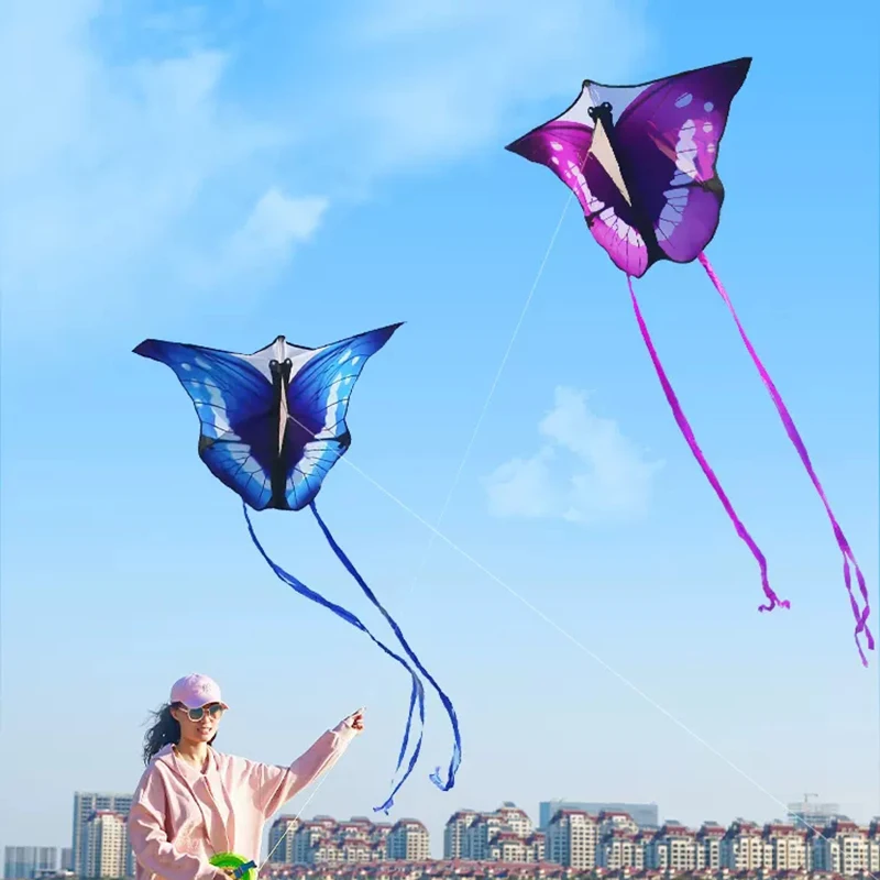 Beautiful Gradient Color Butterfly Kite for Kids & Adults Easy Flying Light Kite String Line Outdoor Toys Nylon Fabric Kites
Beautiful Gradient Color Butterfly Kite for Kids & Adults Easy Flying Light Kite String Line Outdoor Toys Nylon Fabric Kites