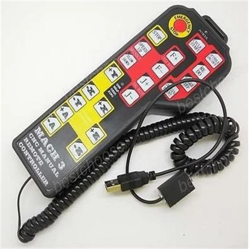 Бесплатная доставка! ЧПУ 4-осевой подвеска с USB ручным дистанционным управлением, кодировщик JOG, электронный модуль только для Mach3, переключа...
Бесплатная доставка! ЧПУ 4-осевой подвеска с USB ручным дистанционным управлением, кодировщик JOG, электронный модуль только для Mach3, переключа...