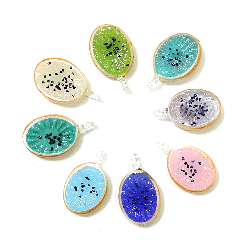 2PCS Cute Tiny Kiwi Fruit Slices Glass Pendant Mini Craft Ornament Charm Fashion Woman DIY Jewelry Necklace Making Accessories
2PCS Cute Tiny Kiwi Fruit Slices Glass Pendant Mini Craft Ornament Charm Fashion Woman DIY Jewelry Necklace Making Accessories