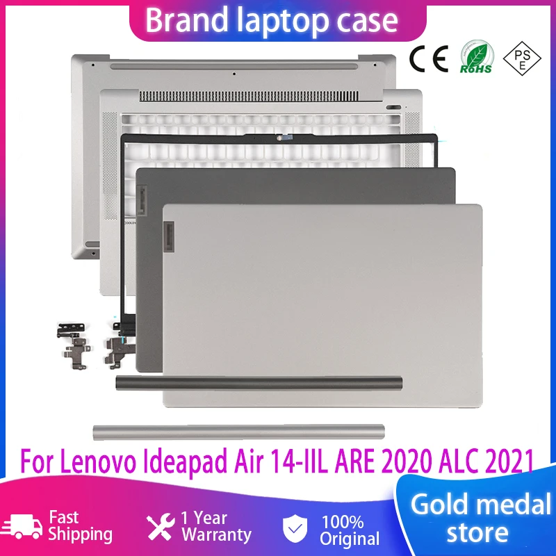 For Lenovo Ideapad Air 14-IIL ARE 2020 ALC 2021 Screen Back Shell Bezel Upper Case Palm Rest Bottom Shell Lower Cover Hinge
For Lenovo Ideapad Air 14-IIL ARE 2020 ALC 2021 Screen Back Shell Bezel Upper Case Palm Rest Bottom Shell Lower Cover Hinge