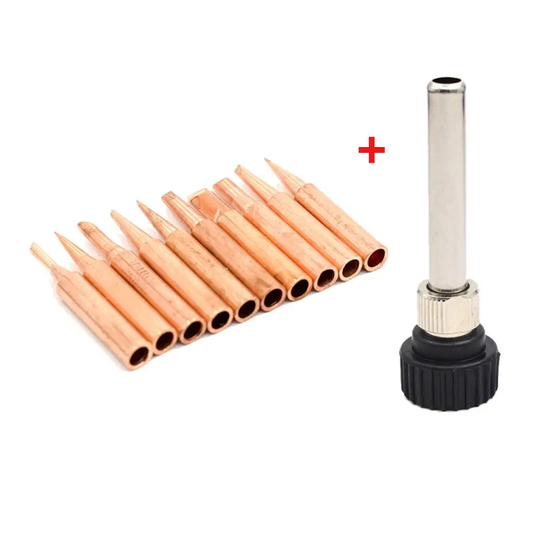 Copper Welding Head 10p 900M-T-K Pure Copper Soldering Iron Nozzle Electric Soldering Iron Head Welding Tool With Sleeve Casing
Copper Welding Head 10p 900M-T-K Pure Copper Soldering Iron Nozzle Electric Soldering Iron Head Welding Tool With Sleeve Casing
