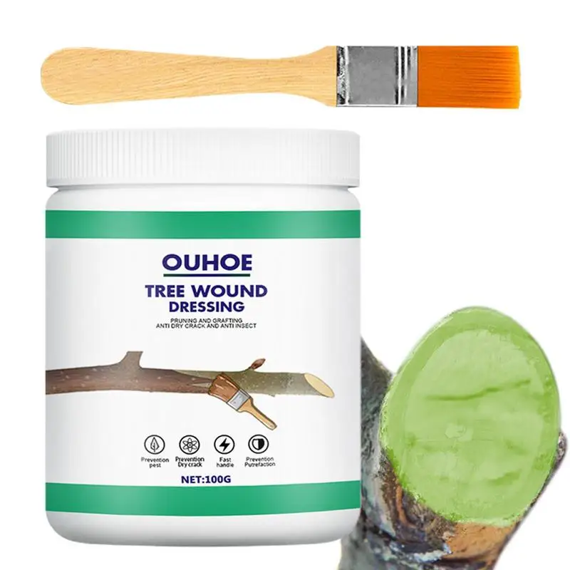 Tree Pruning Sealer Fruit Grafting Tree Sealant With Brush Pruning Compound For Garden Plant Smear Agent Bonsai Cut Repair Tools
Tree Pruning Sealer Fruit Grafting Tree Sealant With Brush Pruning Compound For Garden Plant Smear Agent Bonsai Cut Repair Tools