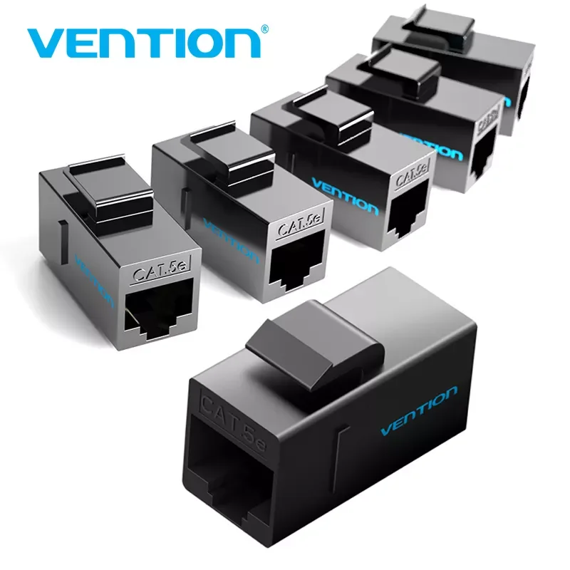 Vention Cat5E Connector RJ45 Coupler Ethernet Cable Cat 5E Cat 6 Female to Female Extender Extension Adapter for Ethernet Cable
Vention Cat5E Connector RJ45 Coupler Ethernet Cable Cat 5E Cat 6 Female to Female Extender Extension Adapter for Ethernet Cable