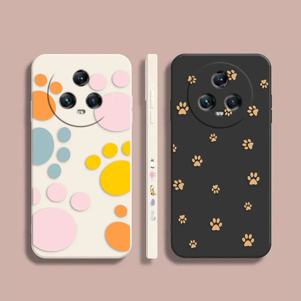 Case For Honor MAGIC 3 4 5 Note V20 V30 V40 X30 X40 PLAT 5 5T PRO MAX 5G Simple Liquid Silicone Case Cute Cat Footprints
Case For Honor MAGIC 3 4 5 Note V20 V30 V40 X30 X40 PLAT 5 5T PRO MAX 5G Simple Liquid Silicone Case Cute Cat Footprints