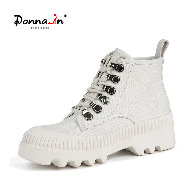 Donnain/распродажа; Белые парусиновые ботинки на платформе со шнуровкой; Женская Осенняя обувь на блочном каблуке; Светильник нескользящая резиновая подошва
Donnain/распродажа; Белые парусиновые ботинки на платформе со шнуровкой; Женская Осенняя обувь на блочном каблуке; Светильник нескользящая резиновая подошва