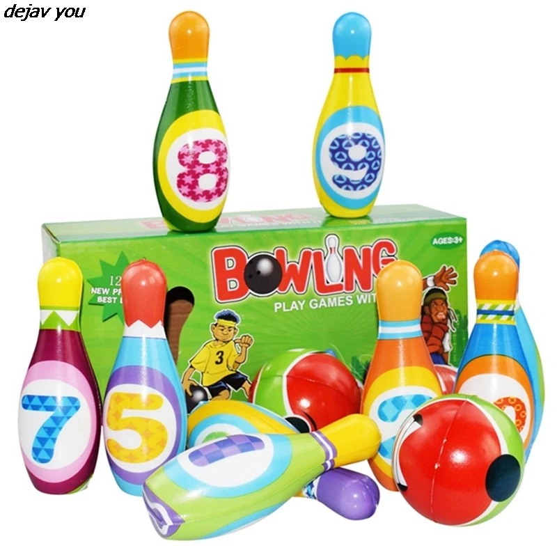 Parent-child Indoor Outdoor Fun & Sport Game Children's Solid Bowling Toy Educational Leisure Toy
Parent-child Indoor Outdoor Fun & Sport Game Children's Solid Bowling Toy Educational Leisure Toy