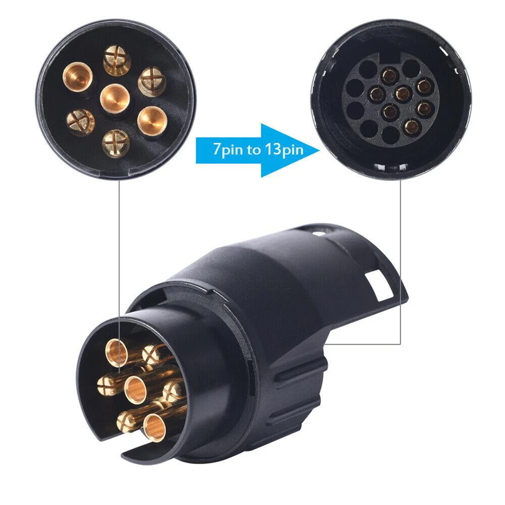 Towing Socket Caravan Converter Electric Black Camper Plastic & Brass RV Towbar Trailer 12V DC Waterproof 1pcs
Towing Socket Caravan Converter Electric Black Camper Plastic & Brass RV Towbar Trailer 12V DC Waterproof 1pcs