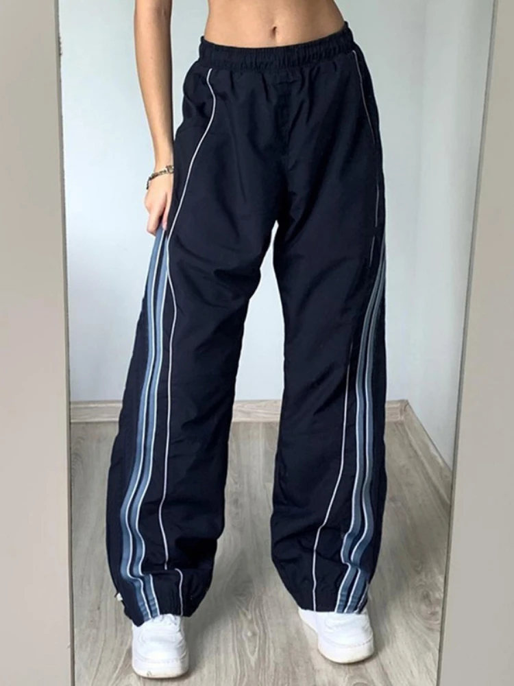 Striped Print Streetwear Joggers Parachute Cargos Casual Loose Y2K Baggy Sweatpants Harajuku Chic Fashion Pants
Striped Print Streetwear Joggers Parachute Cargos Casual Loose Y2K Baggy Sweatpants Harajuku Chic Fashion Pants