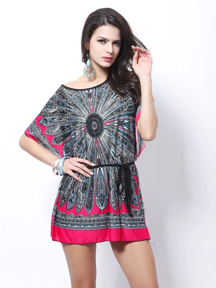 Женское свободное мини-платье в стиле ретро с этническим принтом и рукавом «летучая мышь»
Женское свободное мини-платье в стиле ретро с этническим принтом и рукавом «летучая мышь»