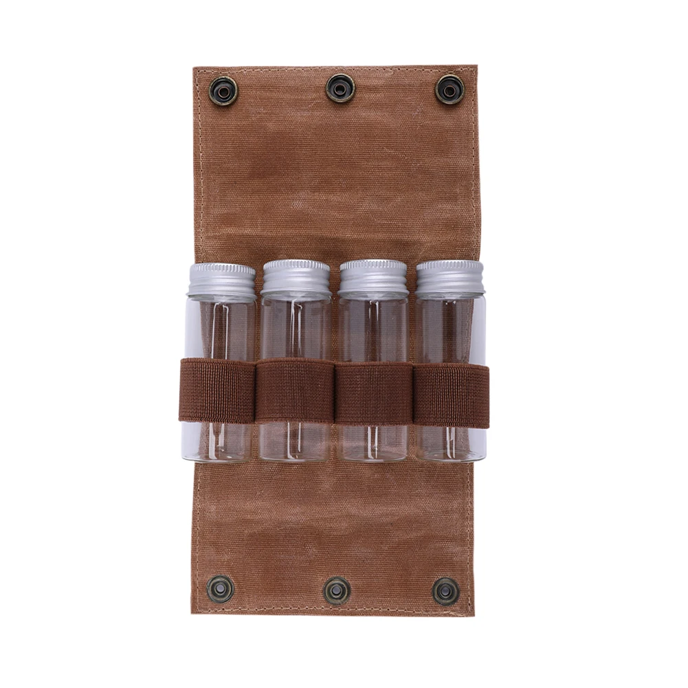 Durable Outdoor Jar Storage Bag Bottle Spice Aluminum Cover Canvas Condiment Picnic Container Seasoning Camping
Durable Outdoor Jar Storage Bag Bottle Spice Aluminum Cover Canvas Condiment Picnic Container Seasoning Camping