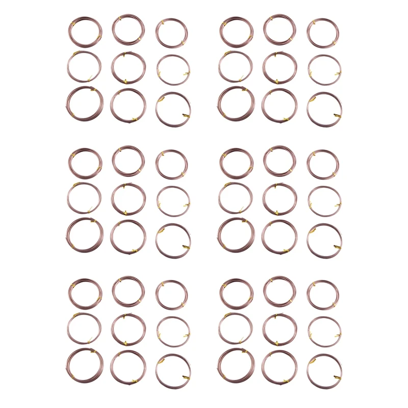 54 Rolls Bonsai Wires Anodized Aluminum Bonsai Training Wire With 3 Sizes (1.0 Mm,1.5 Mm,2.0 Mm),Total 147 Feet (Brown)
54 Rolls Bonsai Wires Anodized Aluminum Bonsai Training Wire With 3 Sizes (1.0 Mm,1.5 Mm,2.0 Mm),Total 147 Feet (Brown)