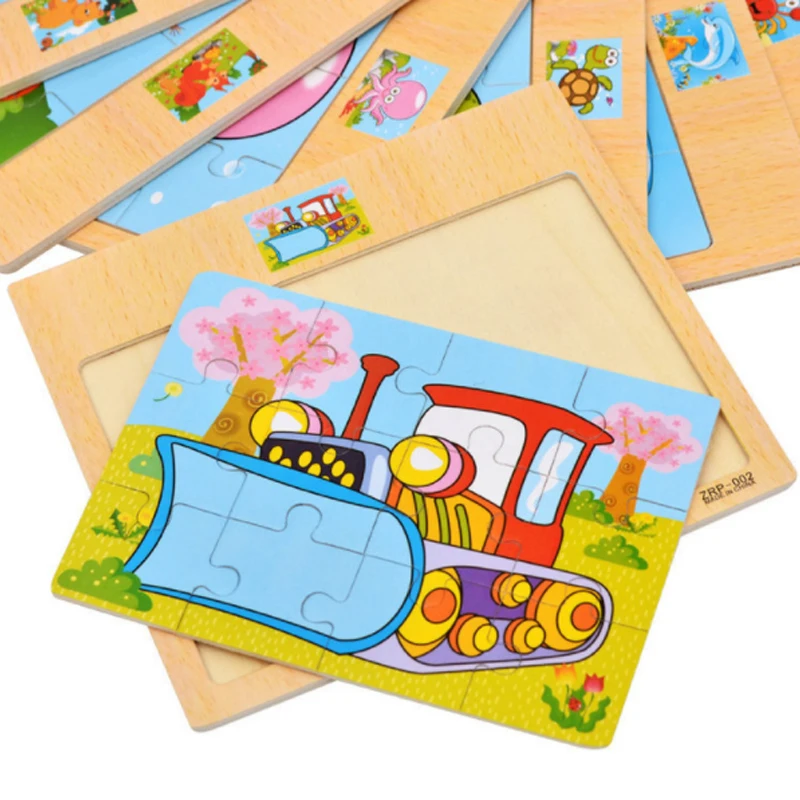 Montessori Toys Educational Wooden Toys For Children Early Learning 3D Cartoon Animal Traffic Puzzle Kids Math Jigsaw
Montessori Toys Educational Wooden Toys For Children Early Learning 3D Cartoon Animal Traffic Puzzle Kids Math Jigsaw