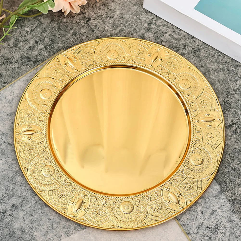 European Style Fruit Plate Metal Dinner Tray Cupcake Pan Plates For Food Serving Platter Salad
European Style Fruit Plate Metal Dinner Tray Cupcake Pan Plates For Food Serving Platter Salad