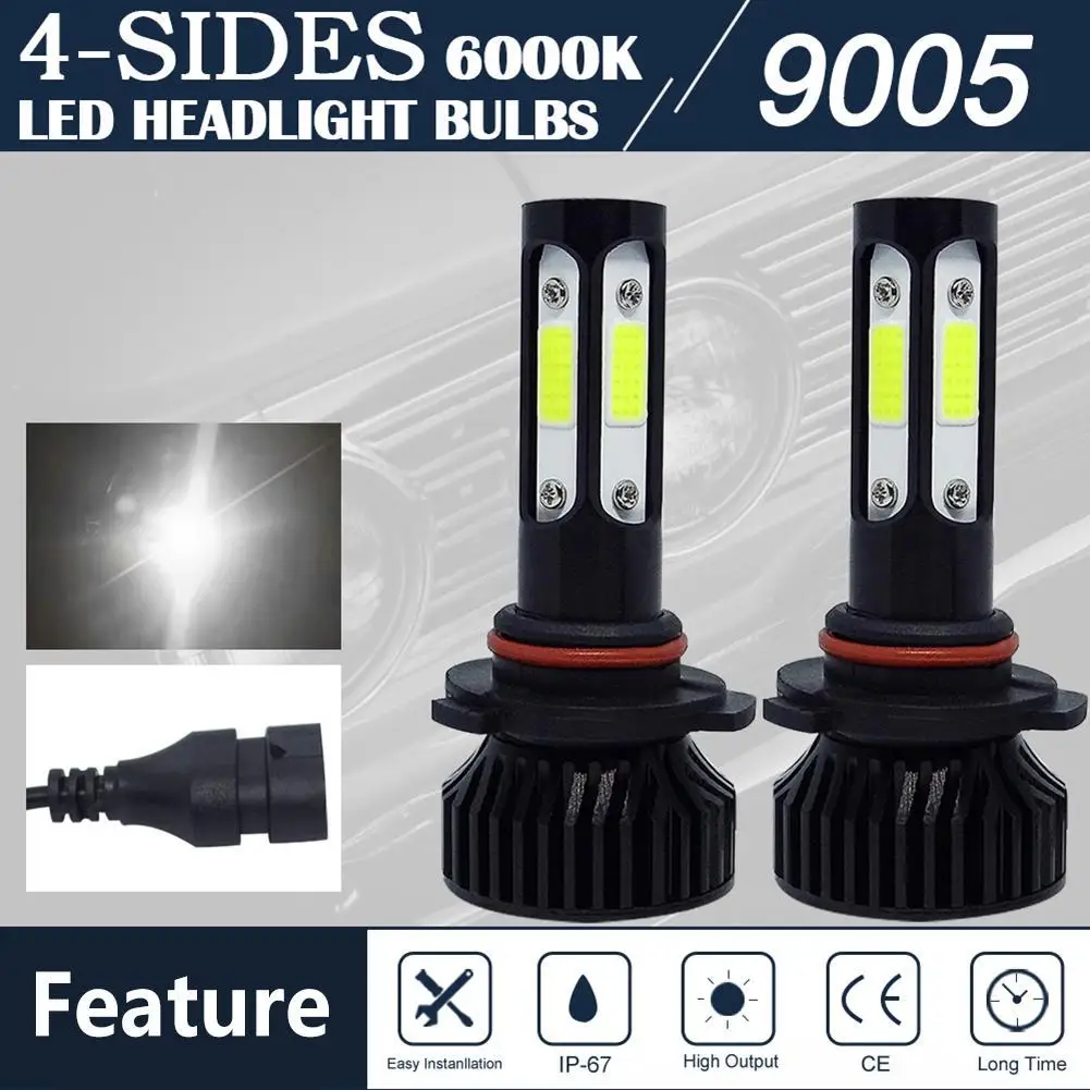 2pcs 9005 9006 H7 H11 Car LED Headlight Bulbs Automobiles Driving Fog Lamp 6000K White Light Headlamp Car Styling Accessories
2pcs 9005 9006 H7 H11 Car LED Headlight Bulbs Automobiles Driving Fog Lamp 6000K White Light Headlamp Car Styling Accessories