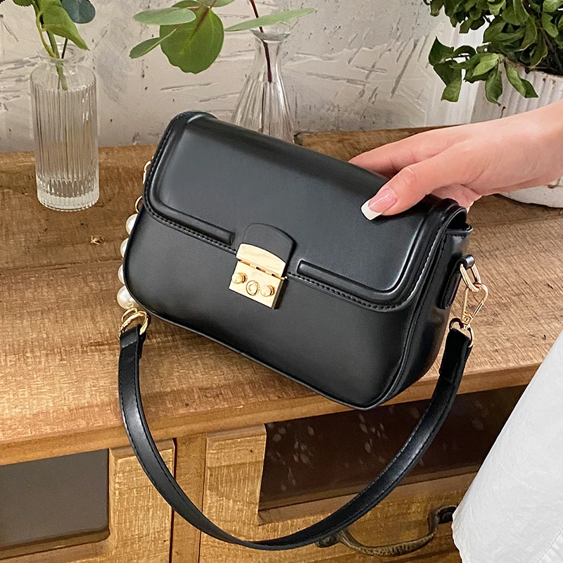 

Fashion Single Shoulder Bag For Women Pu Leather Handbag Clutch Bag Elegant Armpit Shopper Bag Purse Ladies Flap Messenger Bag