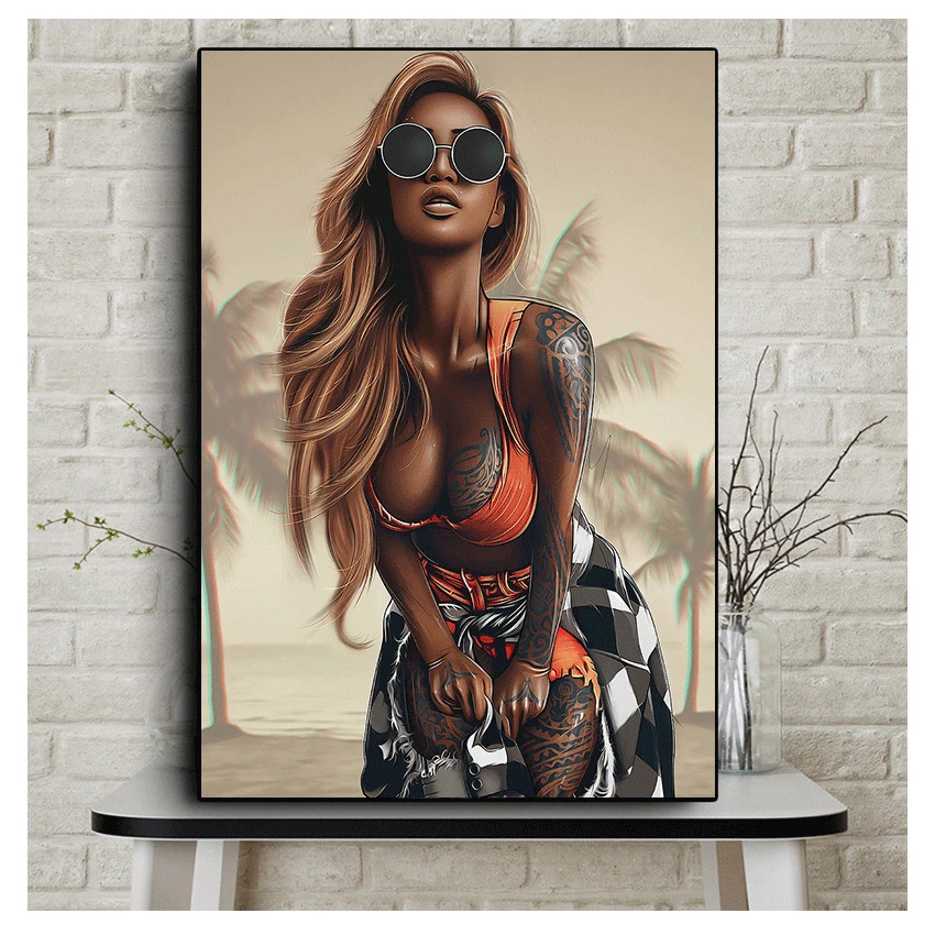 Abstract Sexy Tattoo Woman Canvas Art Posters and Prints Graffiti Pop Art Girl's Canvas Paintings Street Art Pictures for Home
Abstract Sexy Tattoo Woman Canvas Art Posters and Prints Graffiti Pop Art Girl's Canvas Paintings Street Art Pictures for Home
