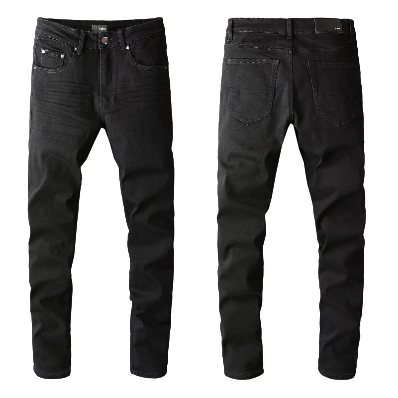 High Street AMR Stacked Denim Ripped Black Jeans Men's Trendy Fashion Motorcycle Ripped Denim Jeans Black Stacked Jeans Hombre
High Street AMR Stacked Denim Ripped Black Jeans Men's Trendy Fashion Motorcycle Ripped Denim Jeans Black Stacked Jeans Hombre