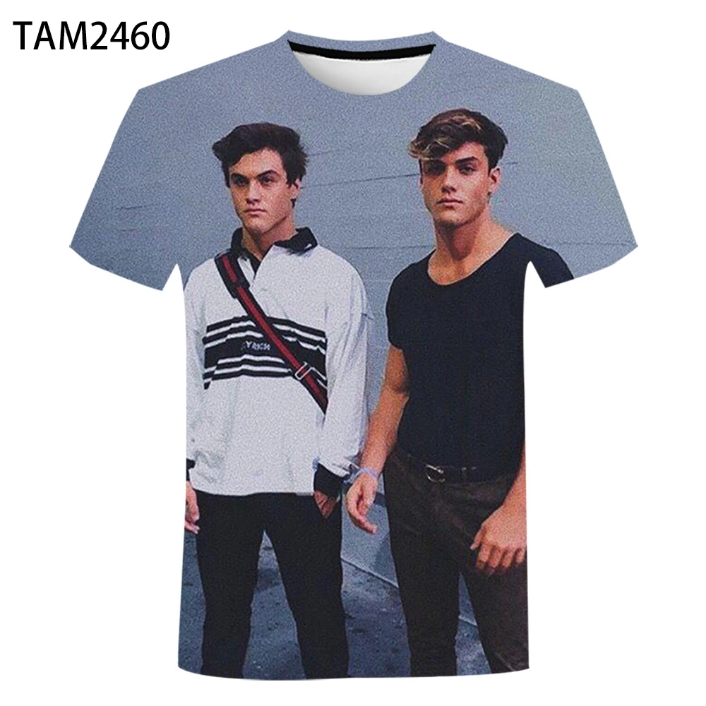 Летние 3D футболки Dolan Twins, повседневные мужские, женские, детские модные футболки с коротким рукавом для мальчиков и девочек, крутые топы с пр...
Летние 3D футболки Dolan Twins, повседневные мужские, женские, детские модные футболки с коротким рукавом для мальчиков и девочек, крутые топы с пр...
