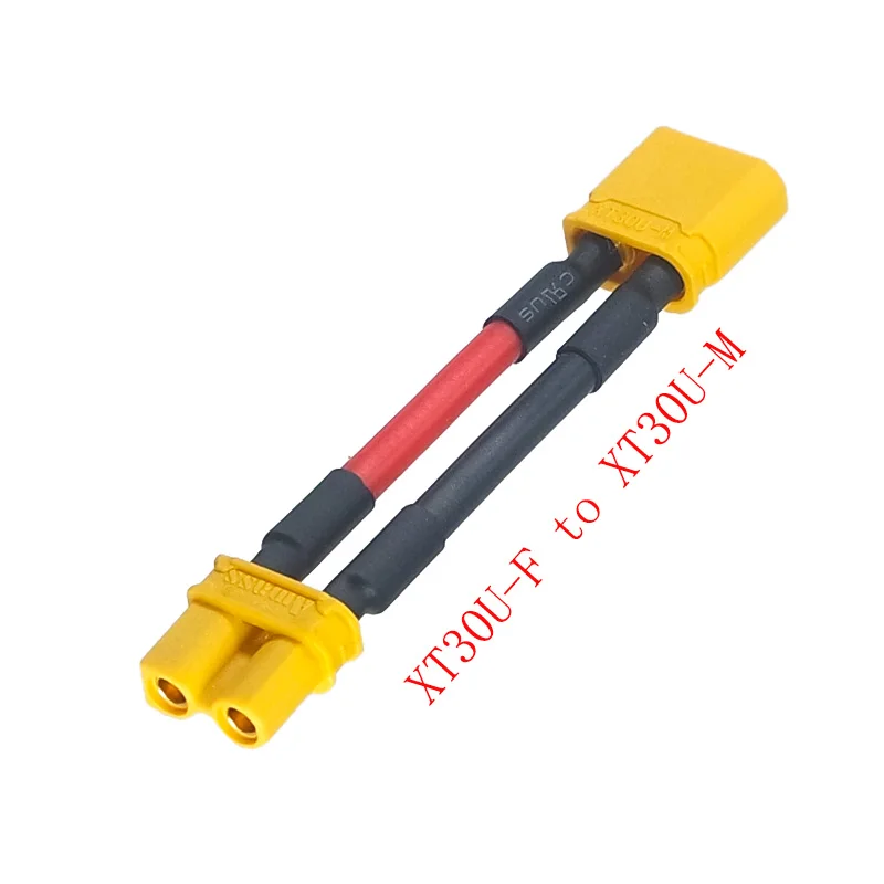 XT30 Conversion Plug XT30U-F To XT30U-M/male To Female Drone Lithium Battery Charger Interface Extension Cable
XT30 Conversion Plug XT30U-F To XT30U-M/male To Female Drone Lithium Battery Charger Interface Extension Cable