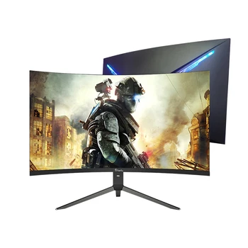 Tiansu Computer Monitor 32 Inch 2k 2560x1440 VA HDMI2.1 FHD 240hz 16:9 Curved Pc Gamer Laptop Screen Extender Display Support