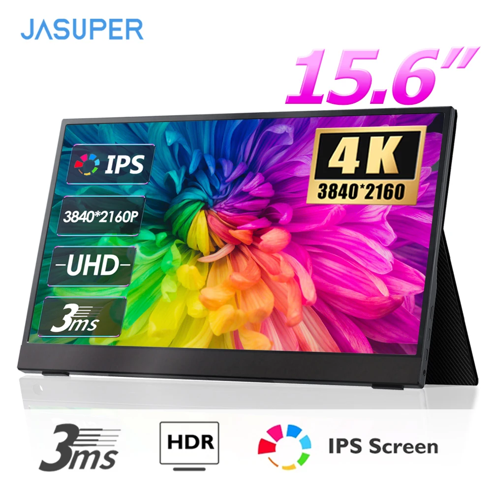 15.6 inch Portable Monitor 4K UHD USB TypeC IPS Screen For Computer Laptop Xbox PS4/5 Switch macbook LCD Display gaming monitor
15.6 inch Portable Monitor 4K UHD USB TypeC IPS Screen For Computer Laptop Xbox PS4/5 Switch macbook LCD Display gaming monitor