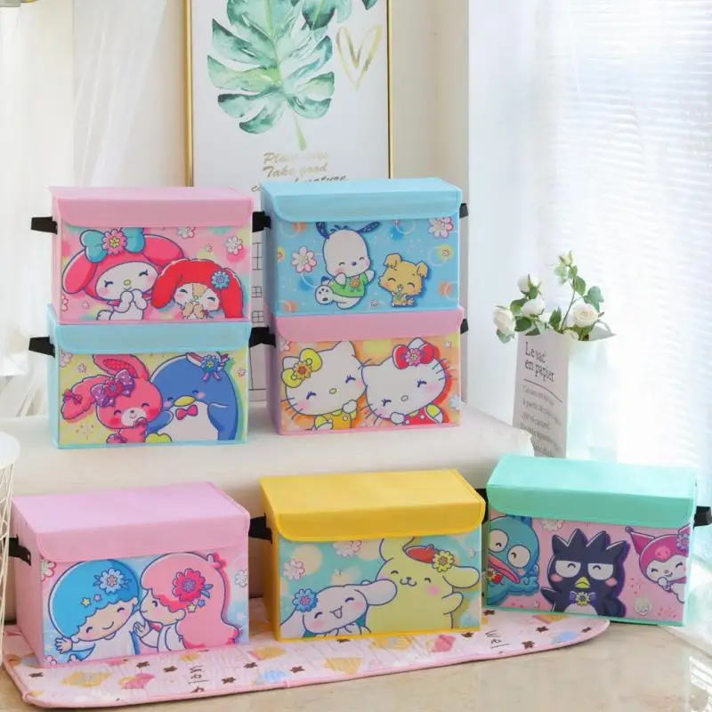 Kawaii Sanriod аниме серия My Melody Kuromi Cinnamoroll Pom Purin почтовый ящик для домашней спальни складная коробка для хранения большой емкости
Kawaii Sanriod аниме серия My Melody Kuromi Cinnamoroll Pom Purin почтовый ящик для домашней спальни складная коробка для хранения большой емкости