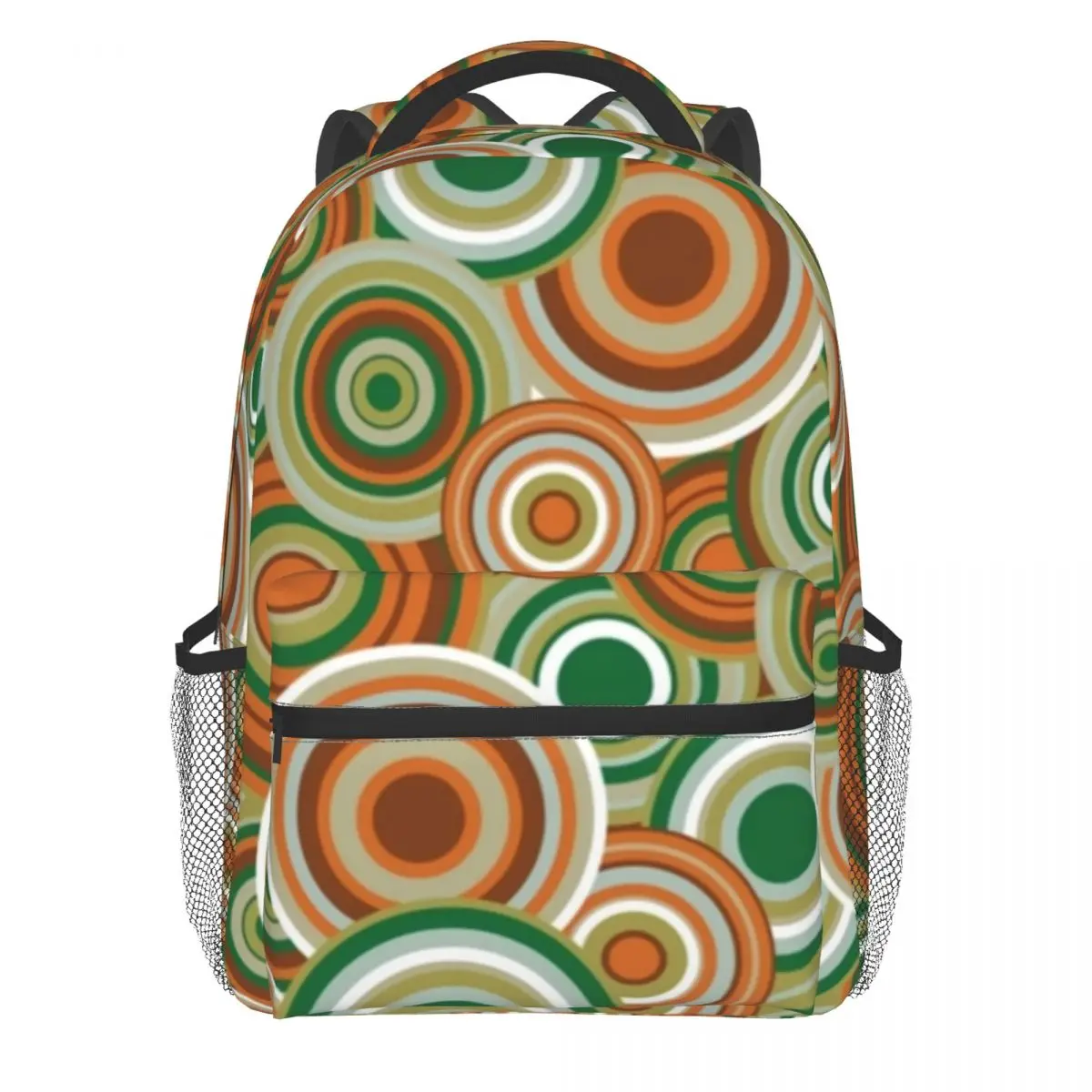Retro 70s Circles Backpack Psychedelic Pattern Casual Backpacks Gril Outdoor Soft School Bags Colorful Rucksack
Retro 70s Circles Backpack Psychedelic Pattern Casual Backpacks Gril Outdoor Soft School Bags Colorful Rucksack