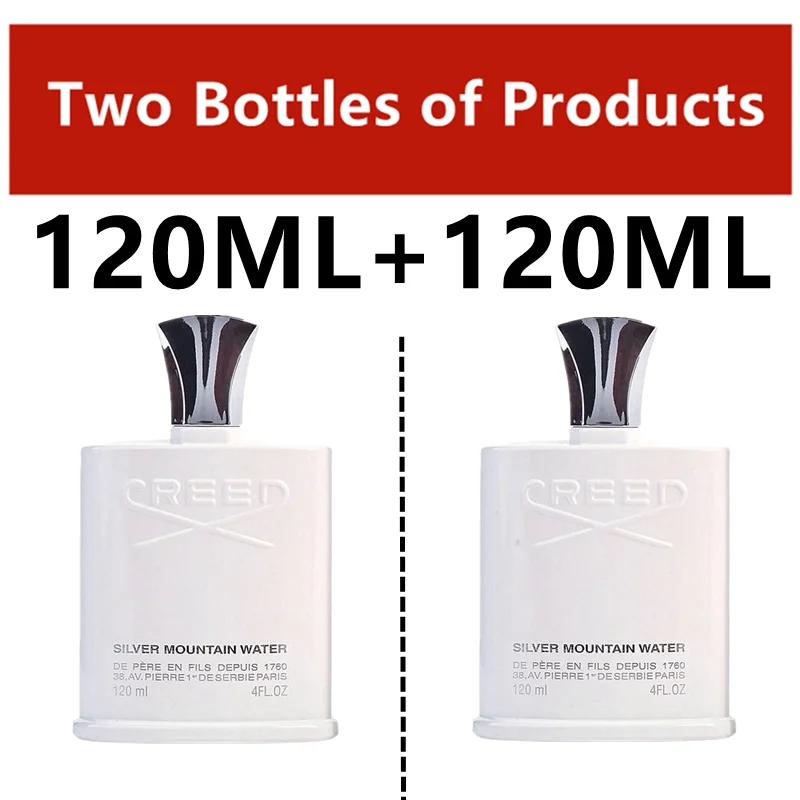 Hot Selling Men Perfumes Two Bottles of Creed Perfumes Creed Silver Mountain Water Lasting Fragrance Wholesale Perfumes
Hot Selling Men Perfumes Two Bottles of Creed Perfumes Creed Silver Mountain Water Lasting Fragrance Wholesale Perfumes